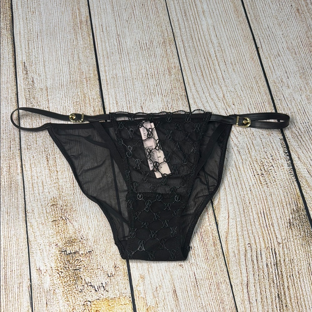 NWT Victoria's Secret Panty Very Sexy VS Logo Embroidery String Bikini M - Picture 3 of 9